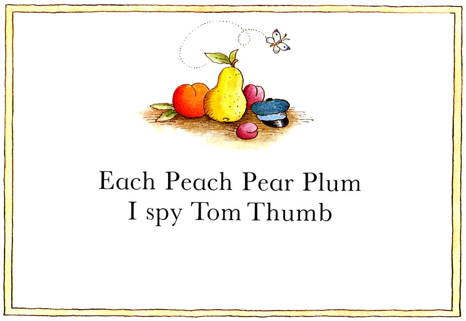 Each Peach Pear Plum (03),绘本,绘本故事,绘本阅读,故事书,童书,图画书,课外阅读